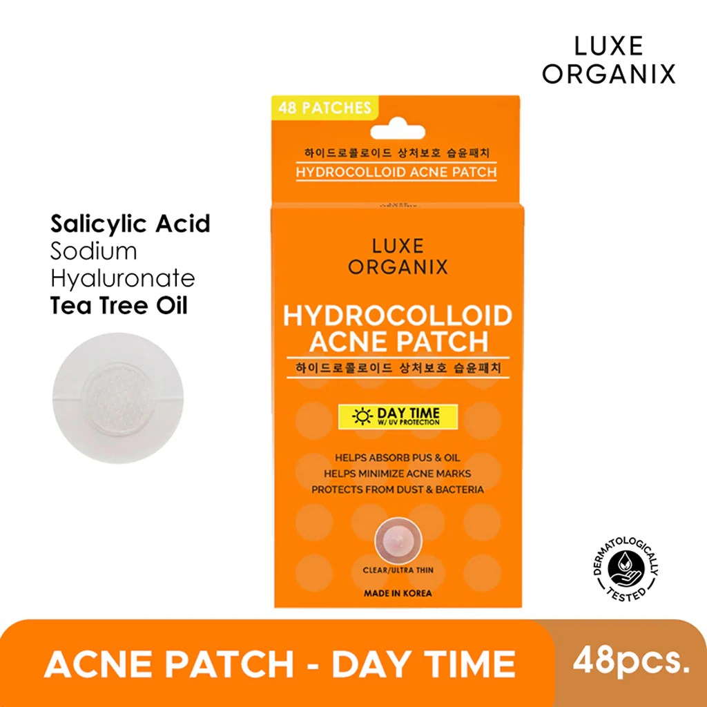 Luxe Organix Hydrocolloid Acne Patch – Day Time (48 Patches) - Image 7