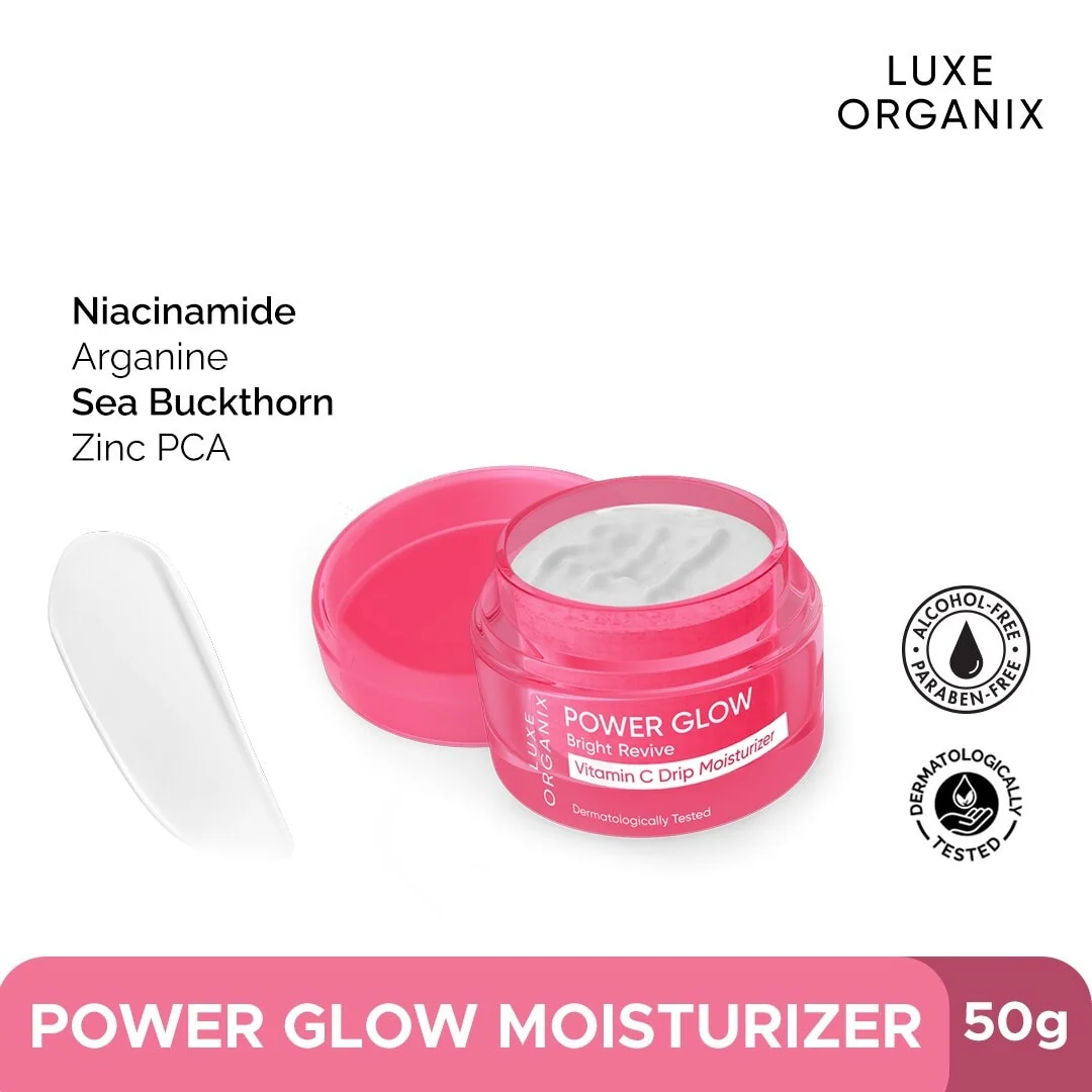 Luxe Organix Power Glow Bright Revive Vitamin C Drip Moisturizer 50g - Image 3