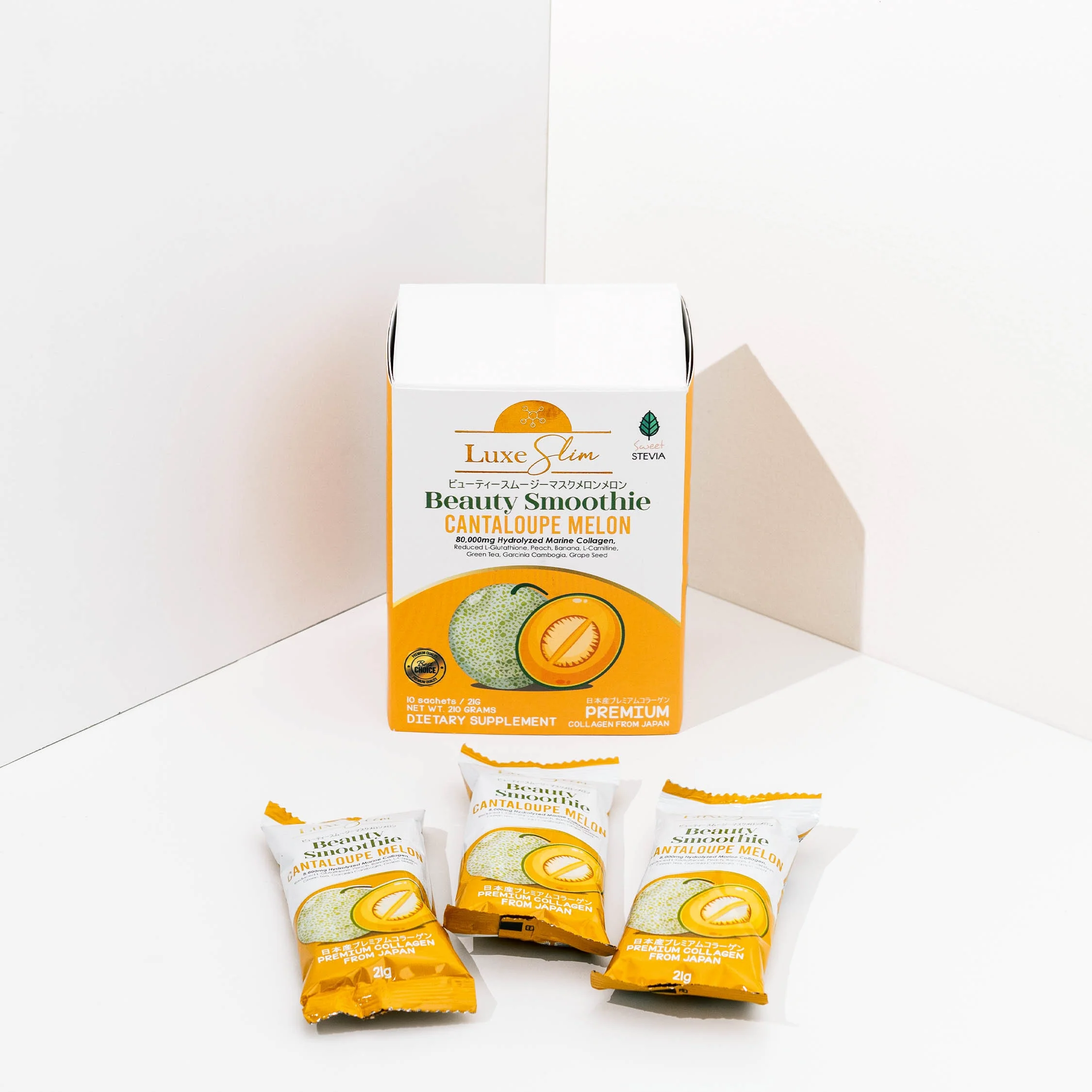 Luxe Slim Beauty Smoothie Cantaloupe Melon - 210g - Image 11