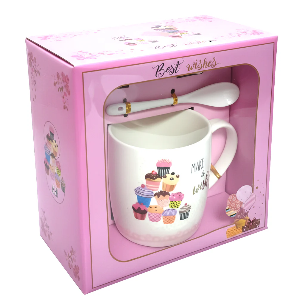 MAKE A WISH Ceramic Mug Gift Set With Gift Wrap Free - Image 2