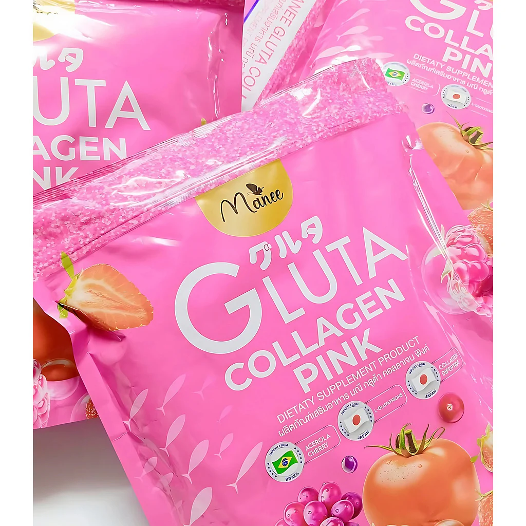 Manee Gluta Collagen Pink – 30 Sachets × 10g Each - Image 11
