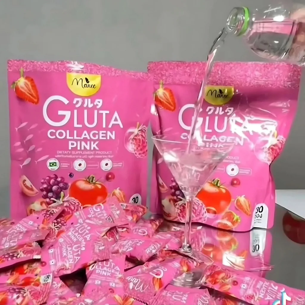 Manee Gluta Collagen Pink – 30 Sachets × 10g Each - Image 13