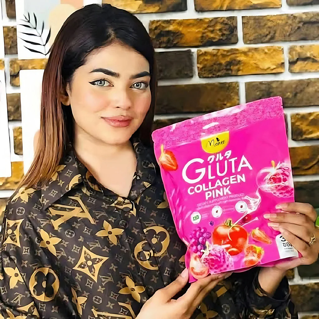 Manee Gluta Collagen Pink – 30 Sachets × 10g Each - Image 16