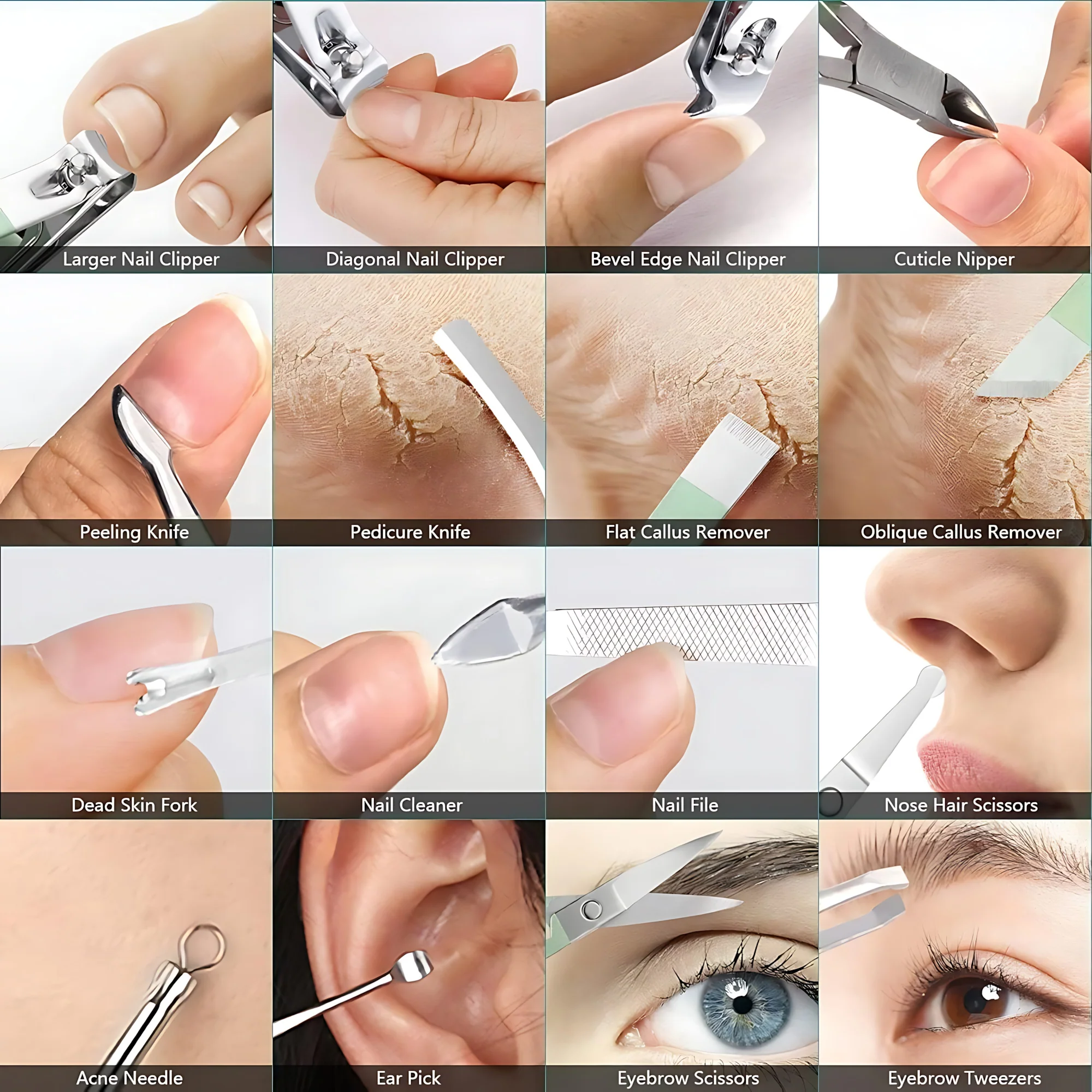 Manicure Pedicure 16 Pcs Set – Salon Quality - Image 10