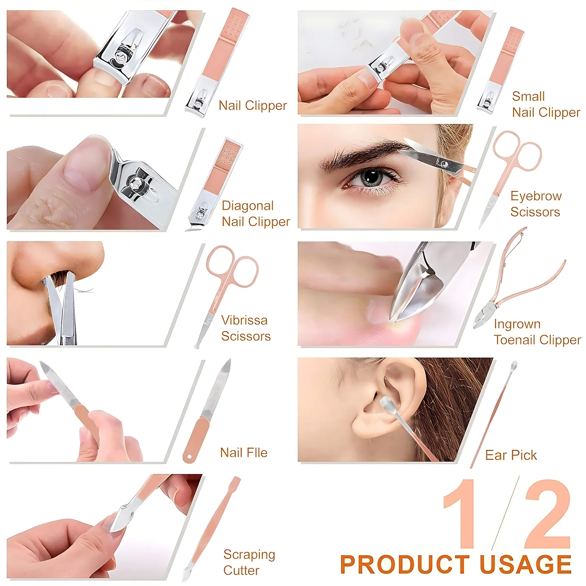 Manicure Pedicure 16 Pcs Set – Salon Quality - Image 7