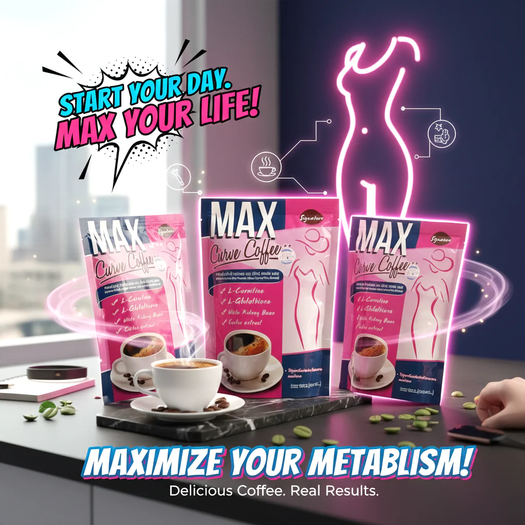 Max Curve Coffee Plus β Instant Coffee Mix Powder (3 Pcs Combo Pack) - Image 3