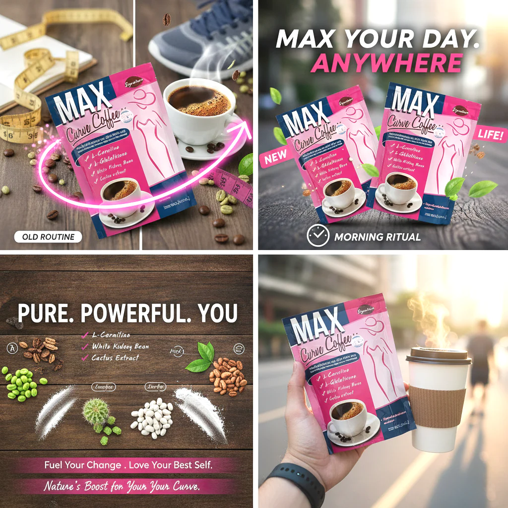 Max Curve Coffee Plus β Instant Coffee Mix Powder (3 Pcs Combo Pack) - Image 4