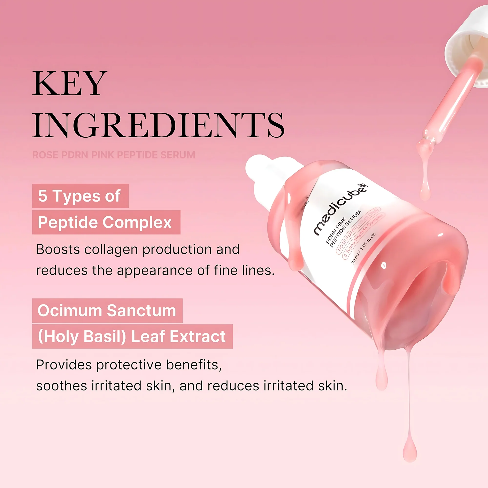 Medicube PDRN Pink Peptide Serum - 30ml - Image 6