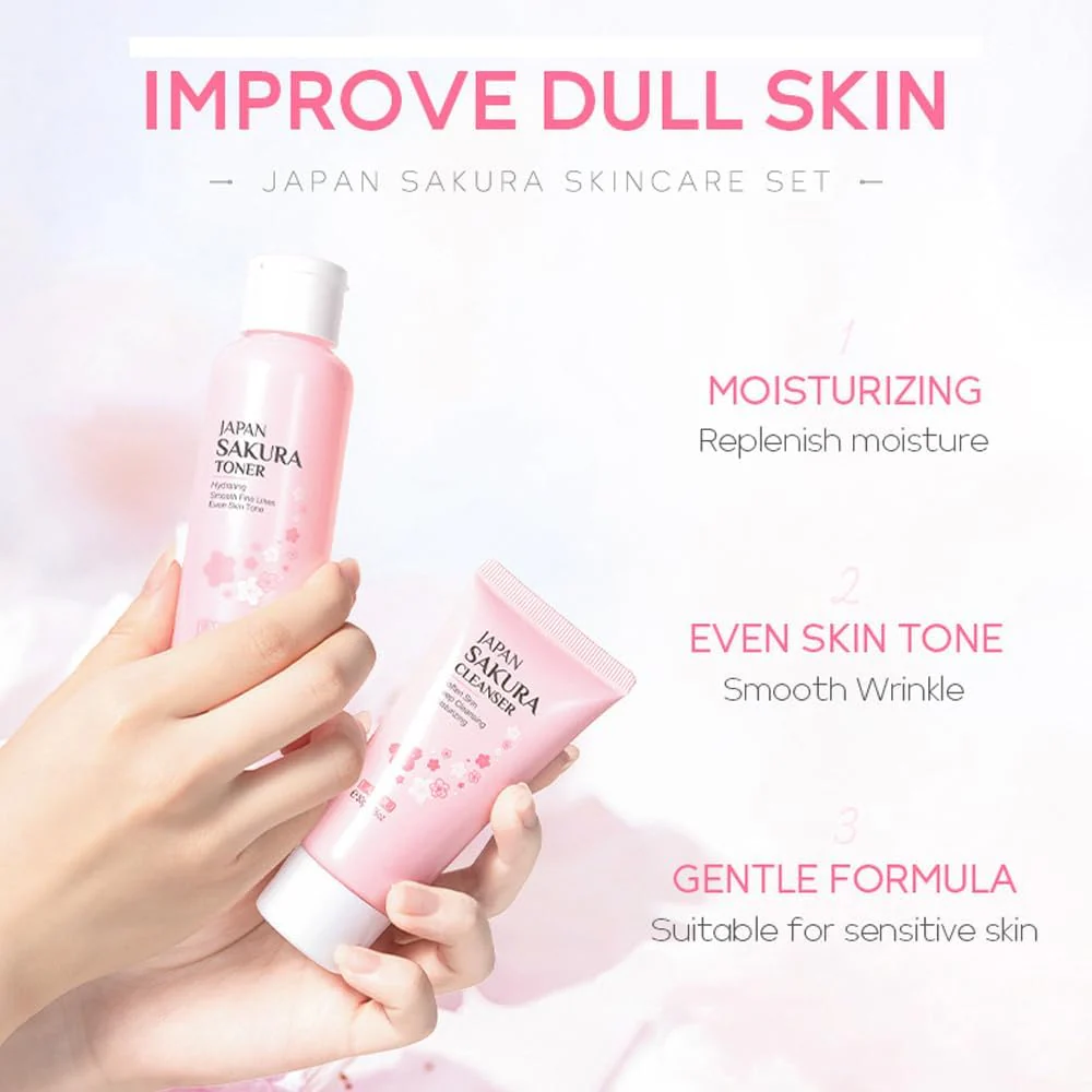 MEMI Japan Sakura Skin Care Set - Image 3