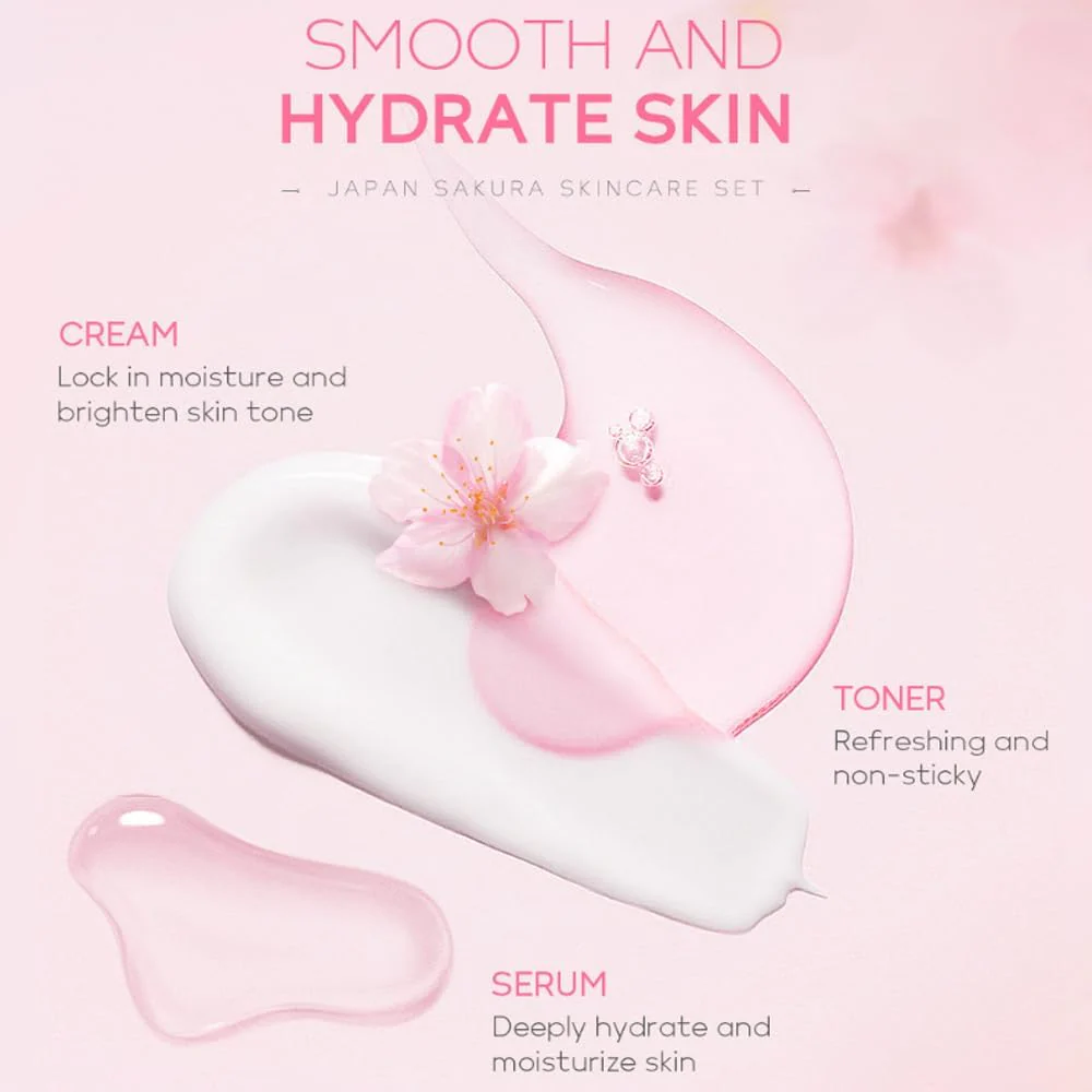 MEMI Japan Sakura Skin Care Set - Image 4