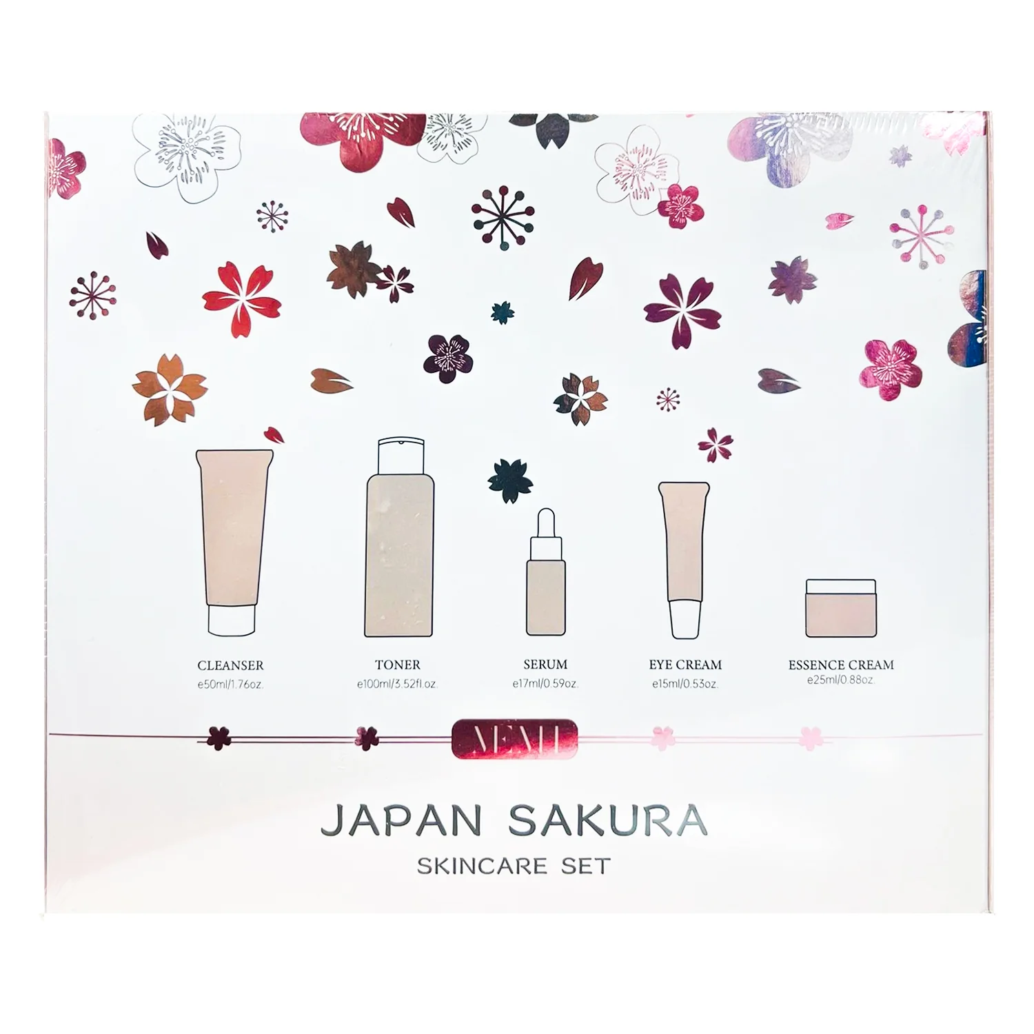 MEMI Japan Sakura Skin Care Set - Image 6