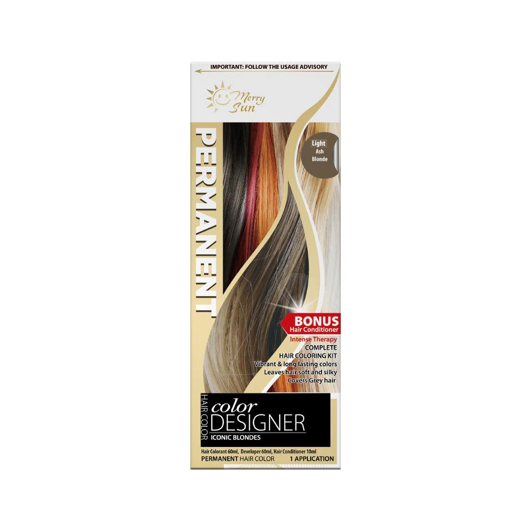MerrySun Permanent Hair Color - Light Ash Blonde - Image 3