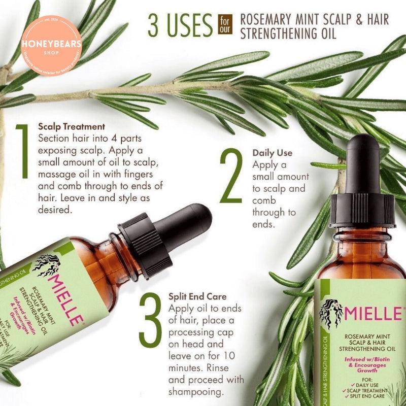 Mielle Organics Rosemary Oil Mint Scalp and Hair Strengthening Oil - 59ml - Image 5