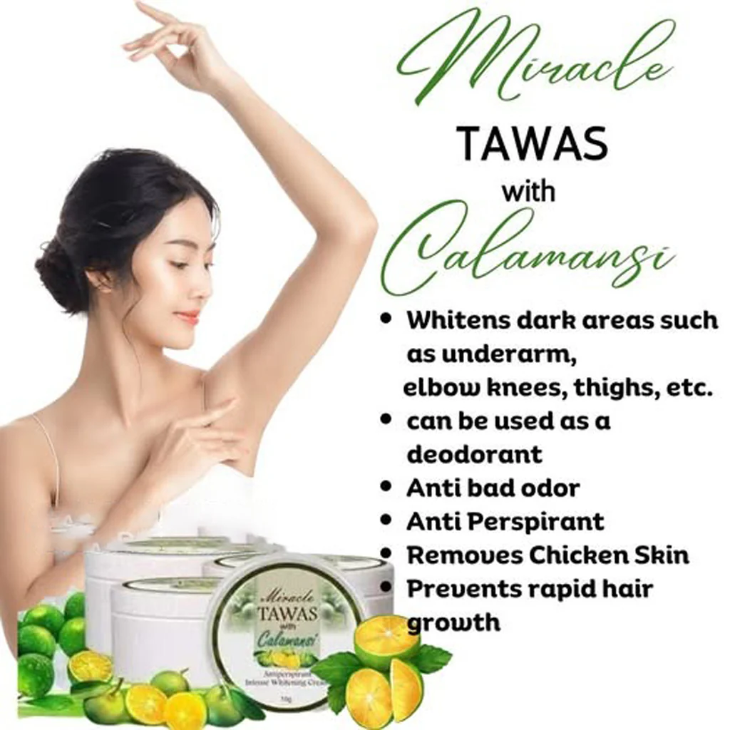 Miracle Tawas with Calamansi Anti-Perspirant Intense Brightening Cream – 10g - Image 5