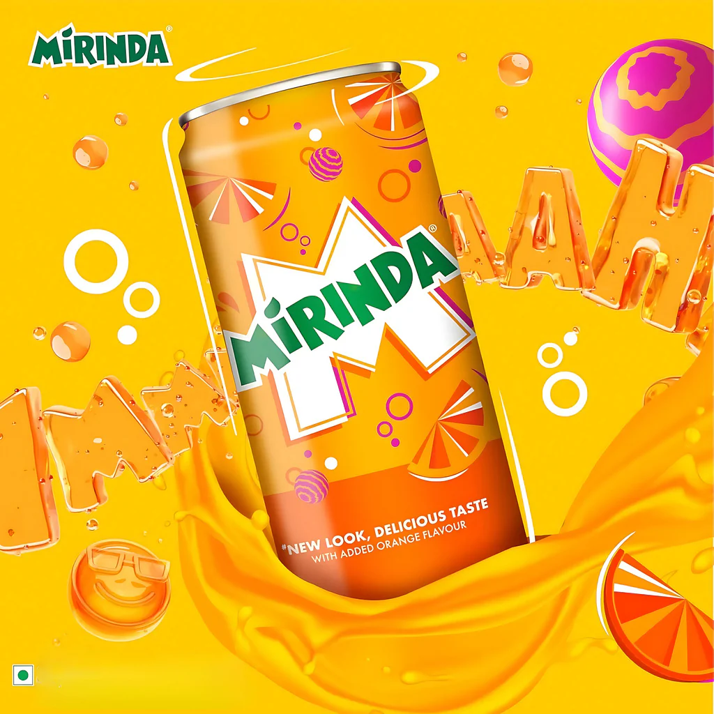 Mirinda Orange Carbonated Soft Drink – 330ml Can - Image 12