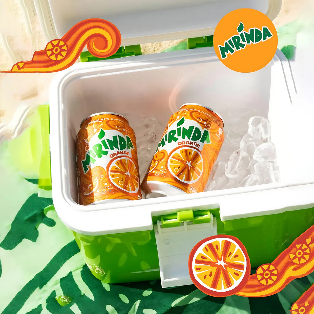 Mirinda Orange Carbonated Soft Drink – 330ml Can - Image 9