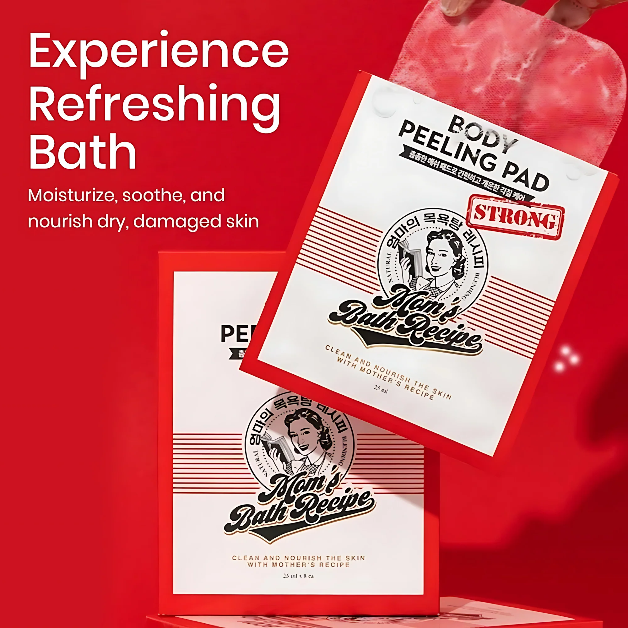 Mom's Bath Recipe Body Peeling Pad Strong – 25ml - Image 4