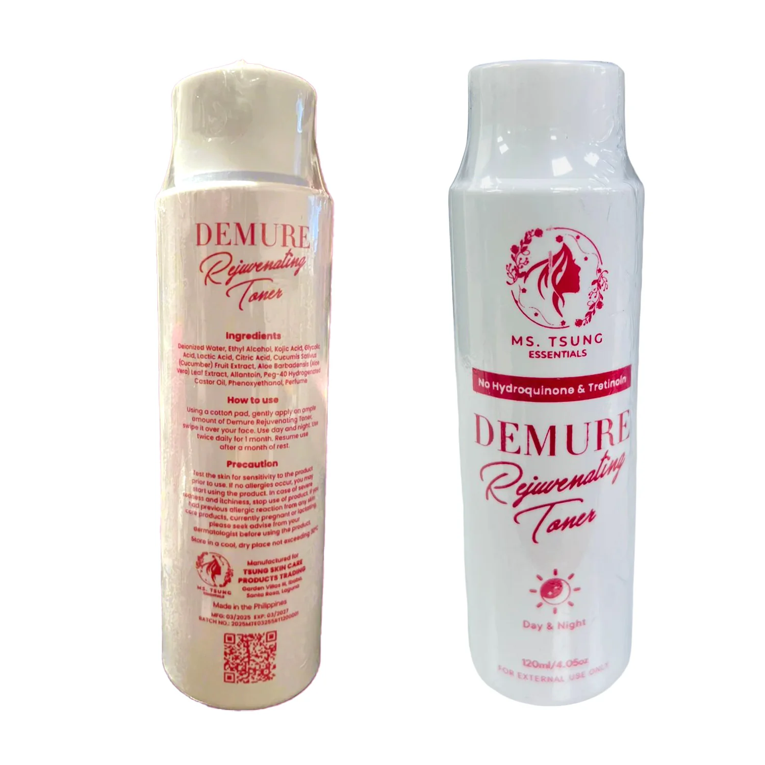 Ms. Tsung Rejuvenating Toner – Day & Night (120ml) - Image 5