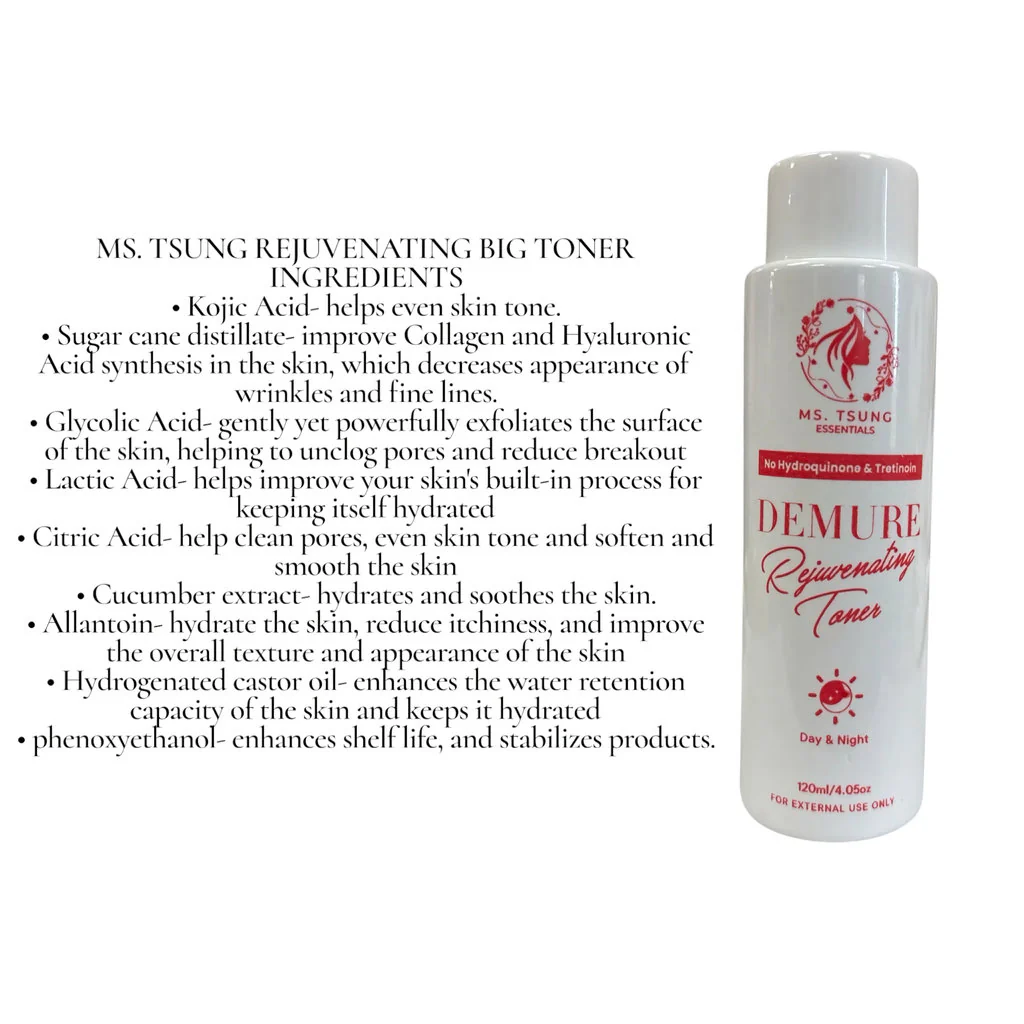 Ms. Tsung Rejuvenating Toner – Day & Night (120ml) - Image 6