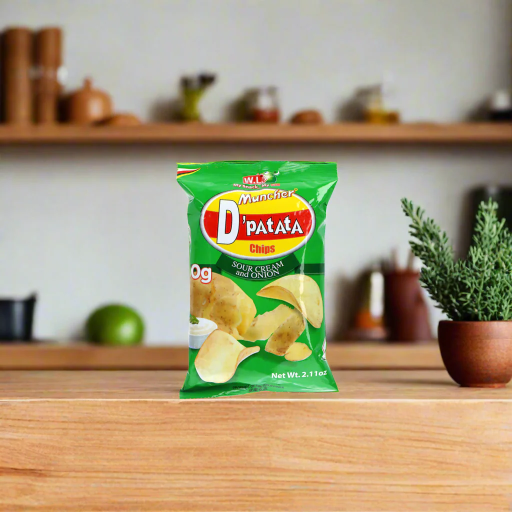 Muncher D'Patata Chips – Sour Cream & Onion Flavor (60g) - Image 7