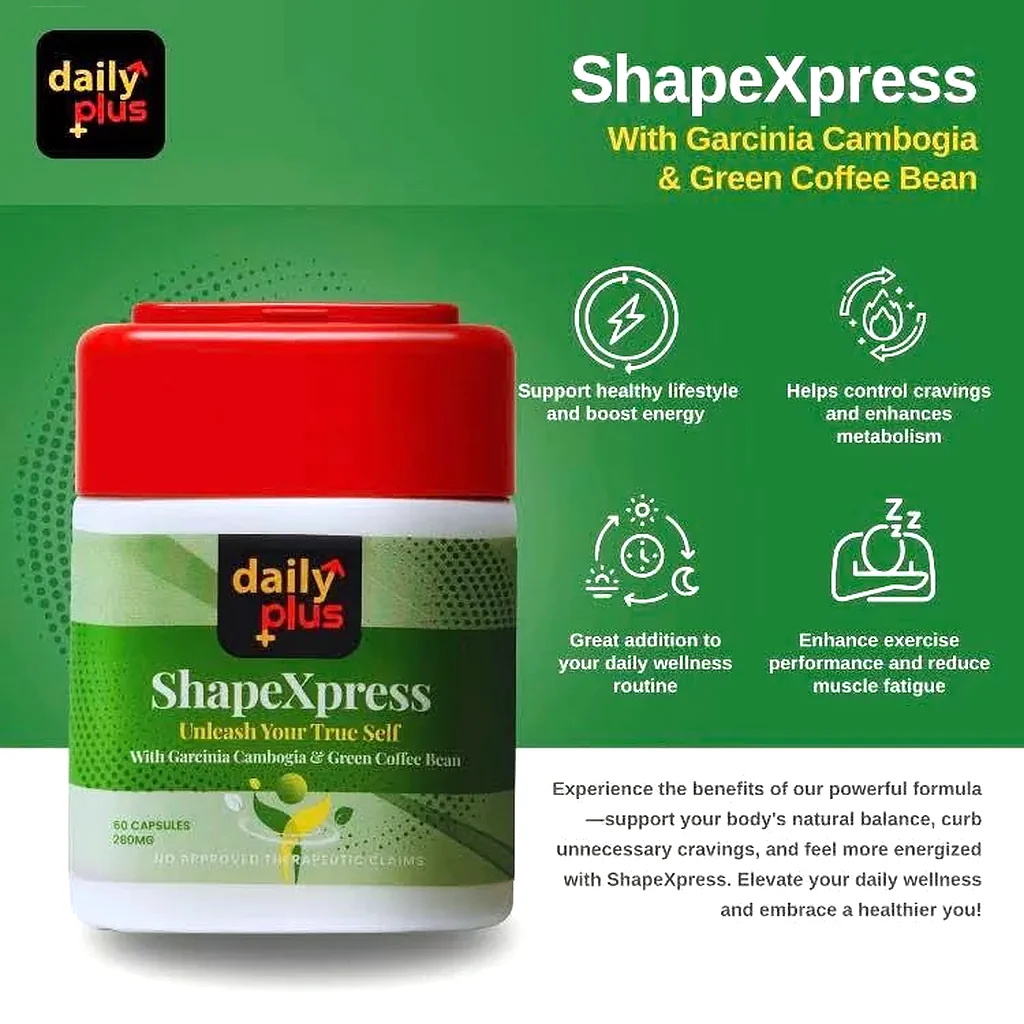 Daily Plus ShapeXpress Capsules (60 Capsules | 280mg) - Image 12