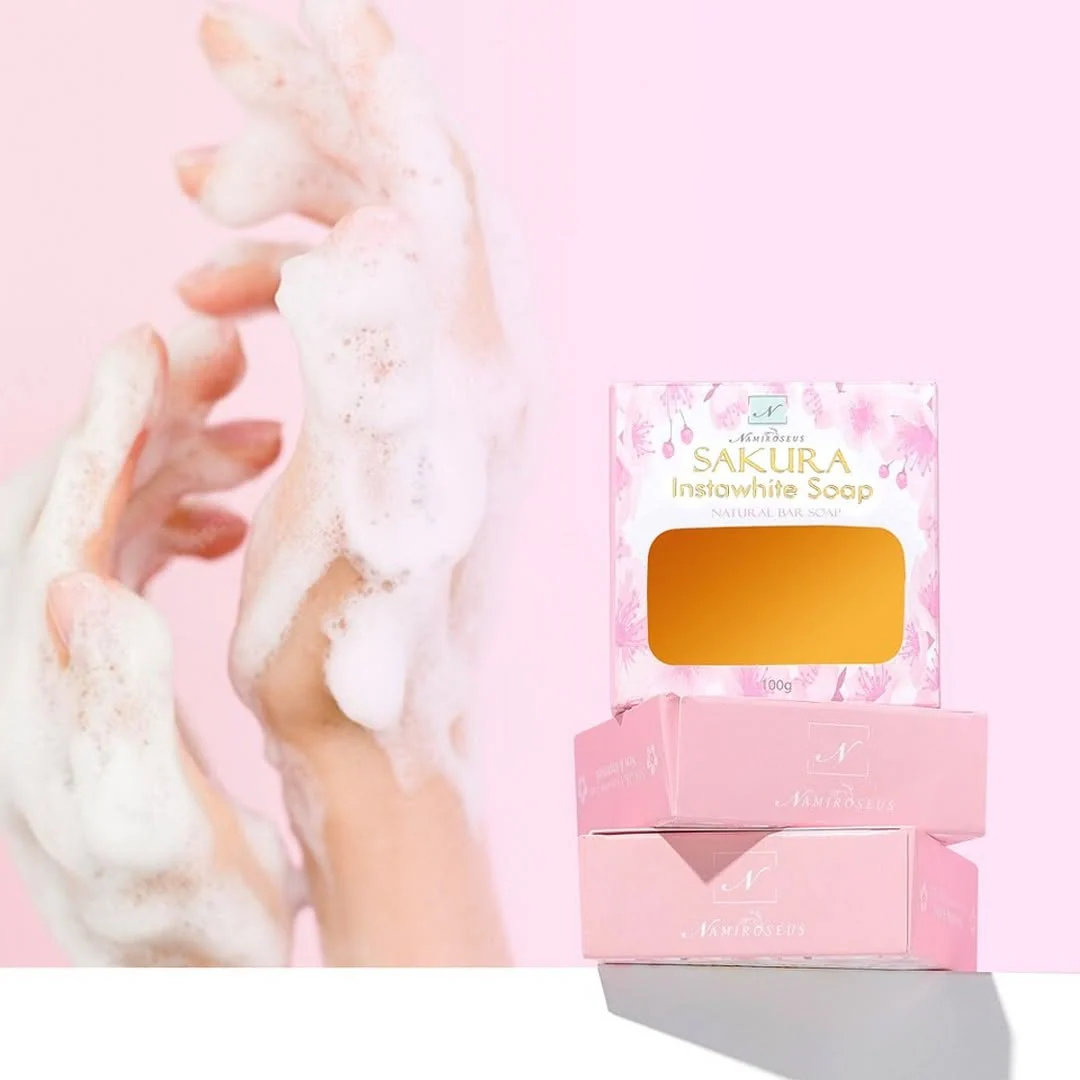 Namiroseus Sakura Instawhite Soap - 100g - Image 4