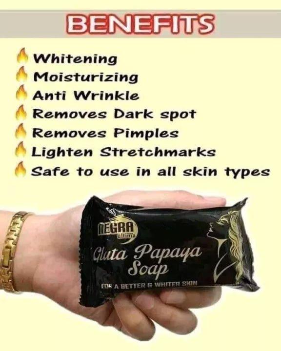 Negra Ultima Gluta Papaya Soap - 70g - Image 4