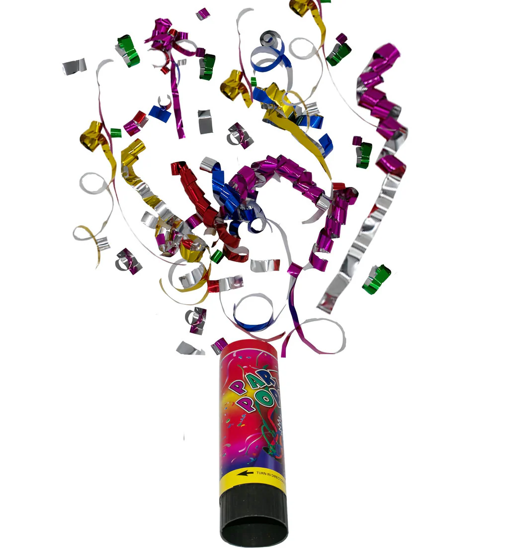 Party Popper Confetti Cannon – 20.5cm (2pcs) - Image 6