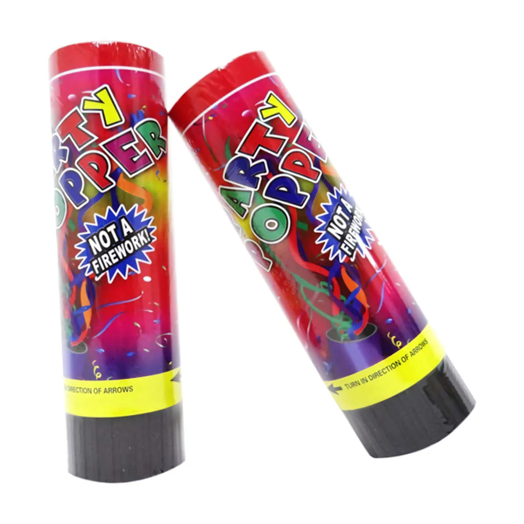 Party Popper Confetti Cannon – 20.5cm (2pcs) - Image 3