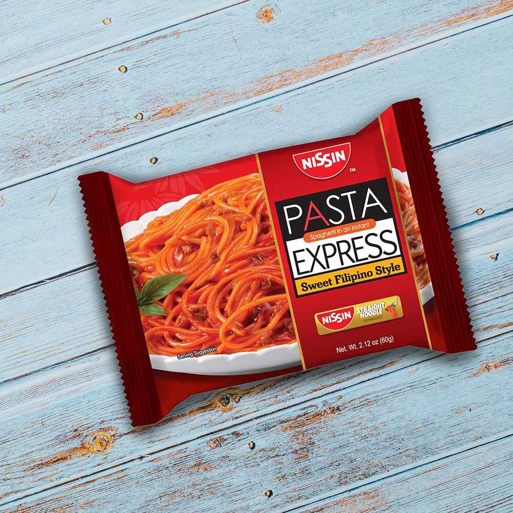Nissin Pasta Express Spaghetti In An Instant Sweet Filipino Style - 60g - Image 4