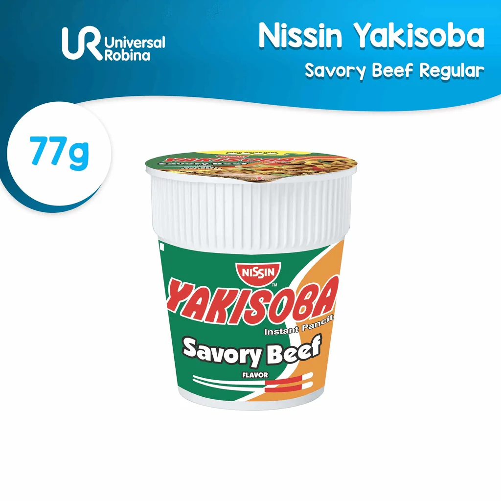 Nissin Yakisoba Cup Savoury Beef 77gm - Image 2