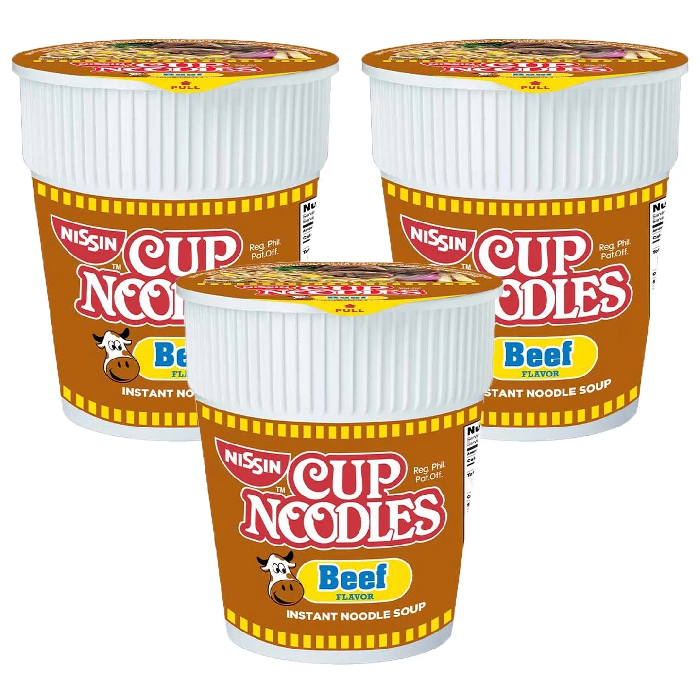 Nissins Cup Noodle Beef 60g (3 Pcs Combo Offer) - Image 2