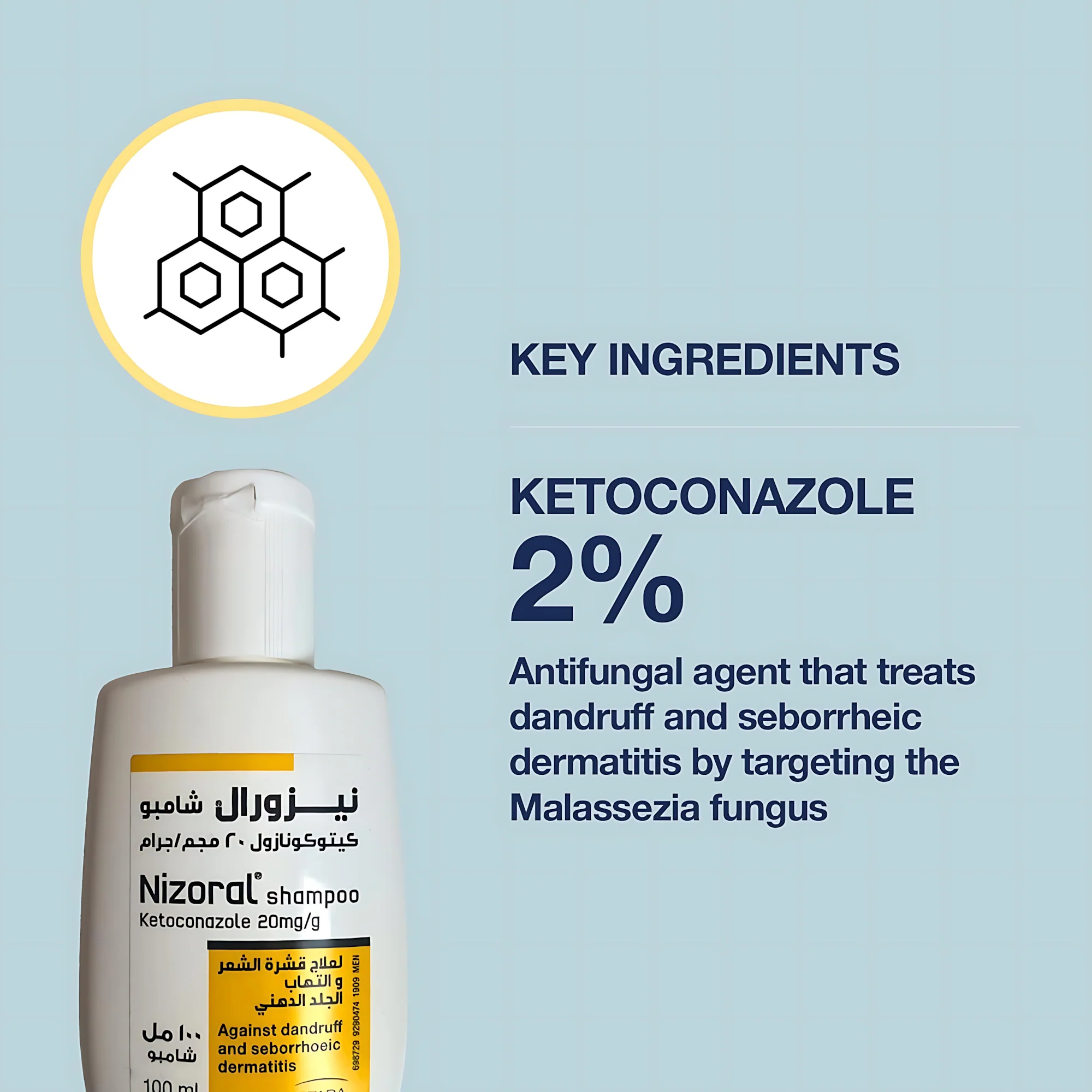 Nizoral Anti-Dandruff Shampoo – 100ml - Image 9