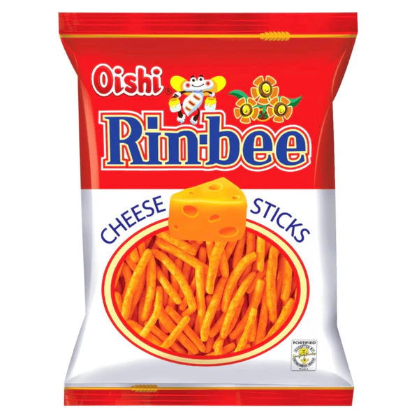 Oishi Rinbee Cheese Sticks 85G - Image 2