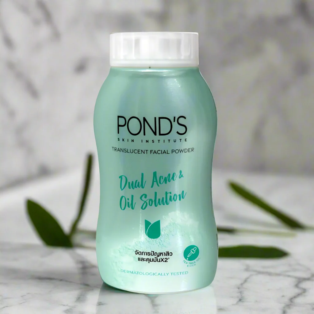 Pond's Dual Acne & Oil Solution Facial Powder - 50g - Image 2