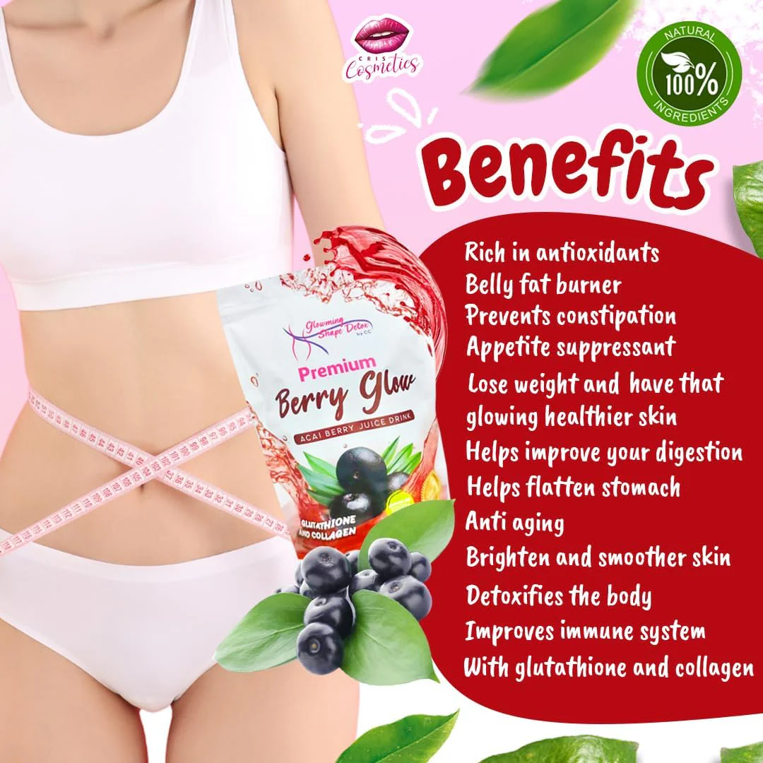 Premium Berry Glow Acai Berry Juice Drink - 200g - Image 3