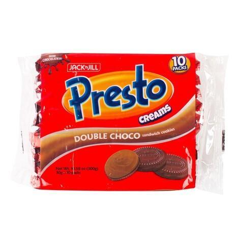 Presto Creams Double Chocolate 10x30gm
