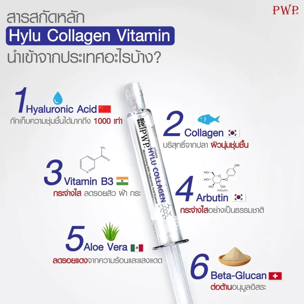 PWP Hylu Collagen Vitamin Serum – 10ml - Image 4