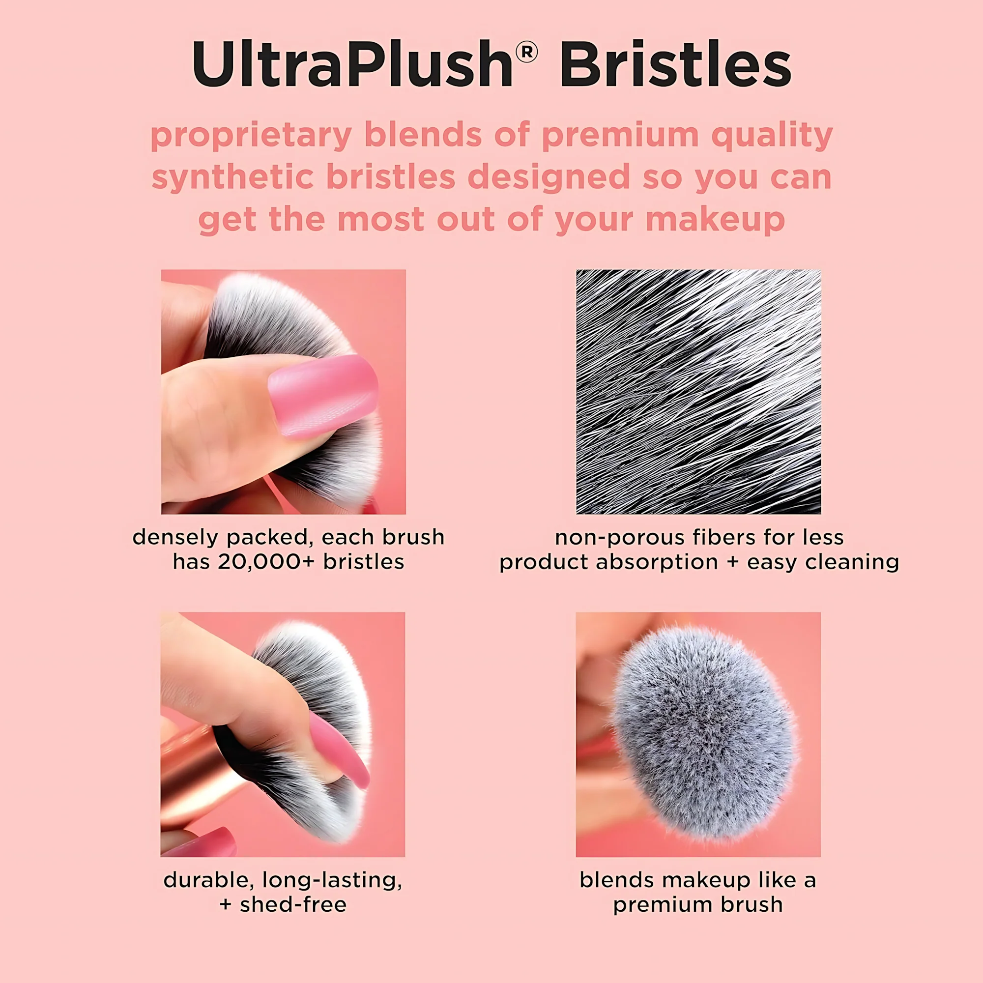 Real Techniques Everyday Essentials Makeup Brush Set - Image 10