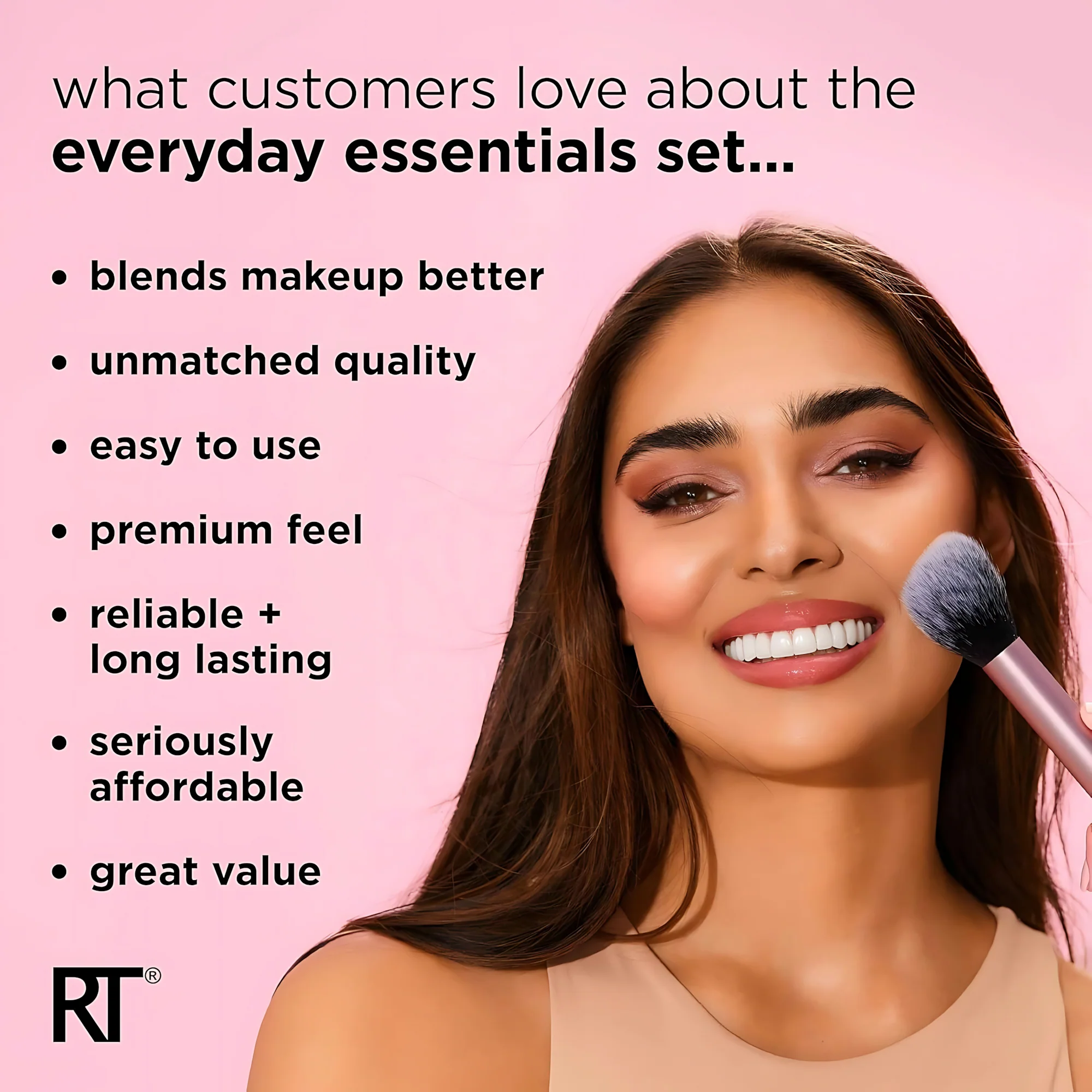 Real Techniques Everyday Essentials Makeup Brush Set - Image 5