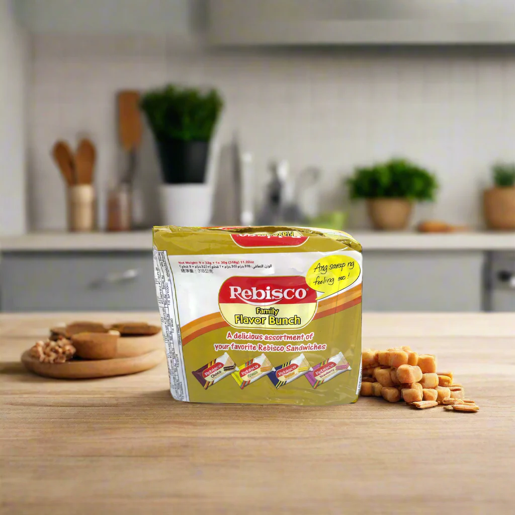 Rebisco Family Flavor Bunch – Assorted Cracker Sandwiches with Cream Filling (318g) - Image 5
