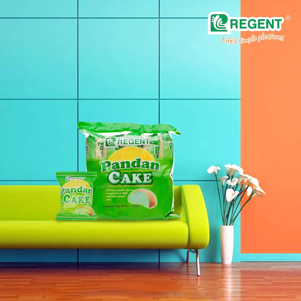 Regent Pandan Cake – 20g x 10 Pcs - Image 5