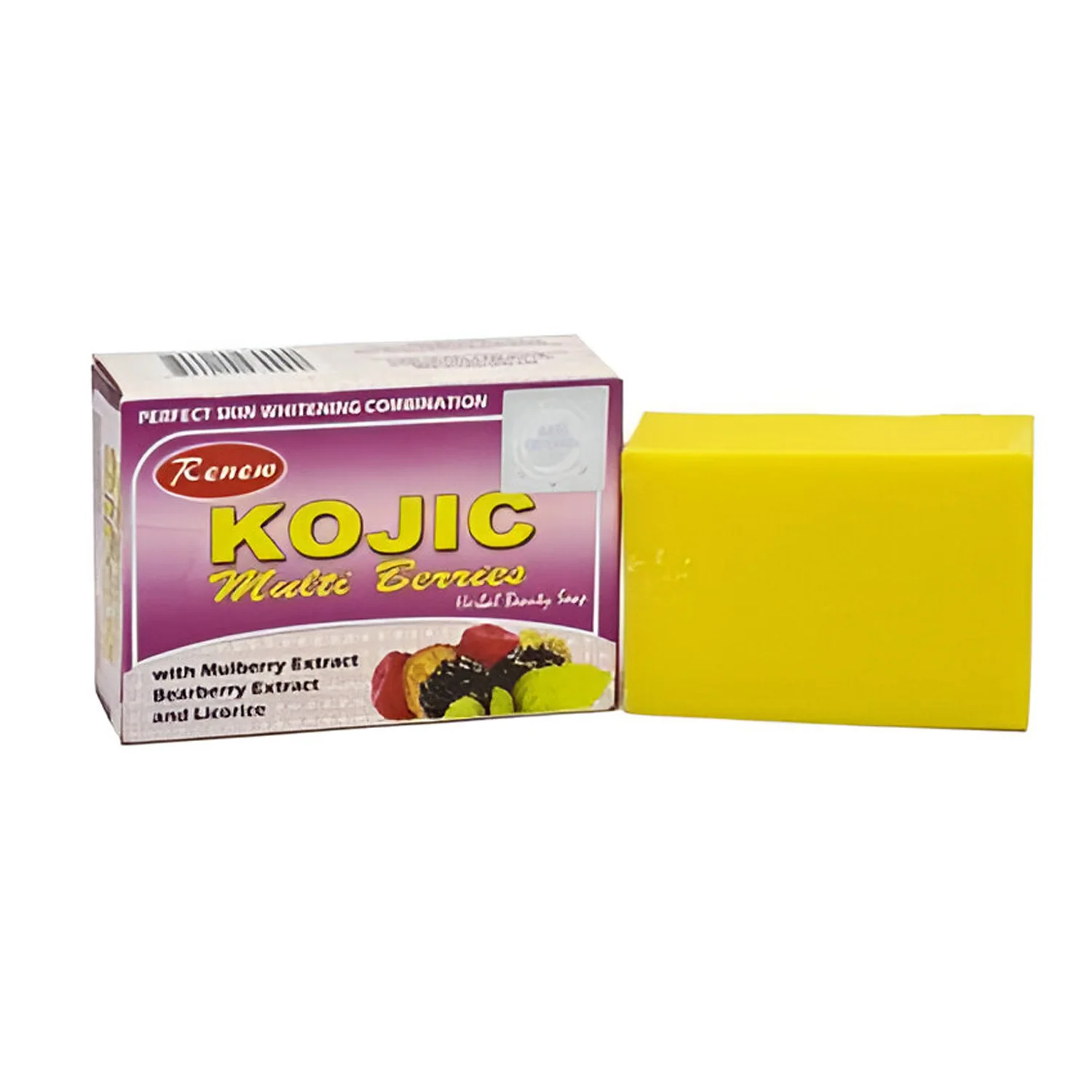 Renew Kojic Multi Berries Herbal Beauty Soap - 135g - Image 4