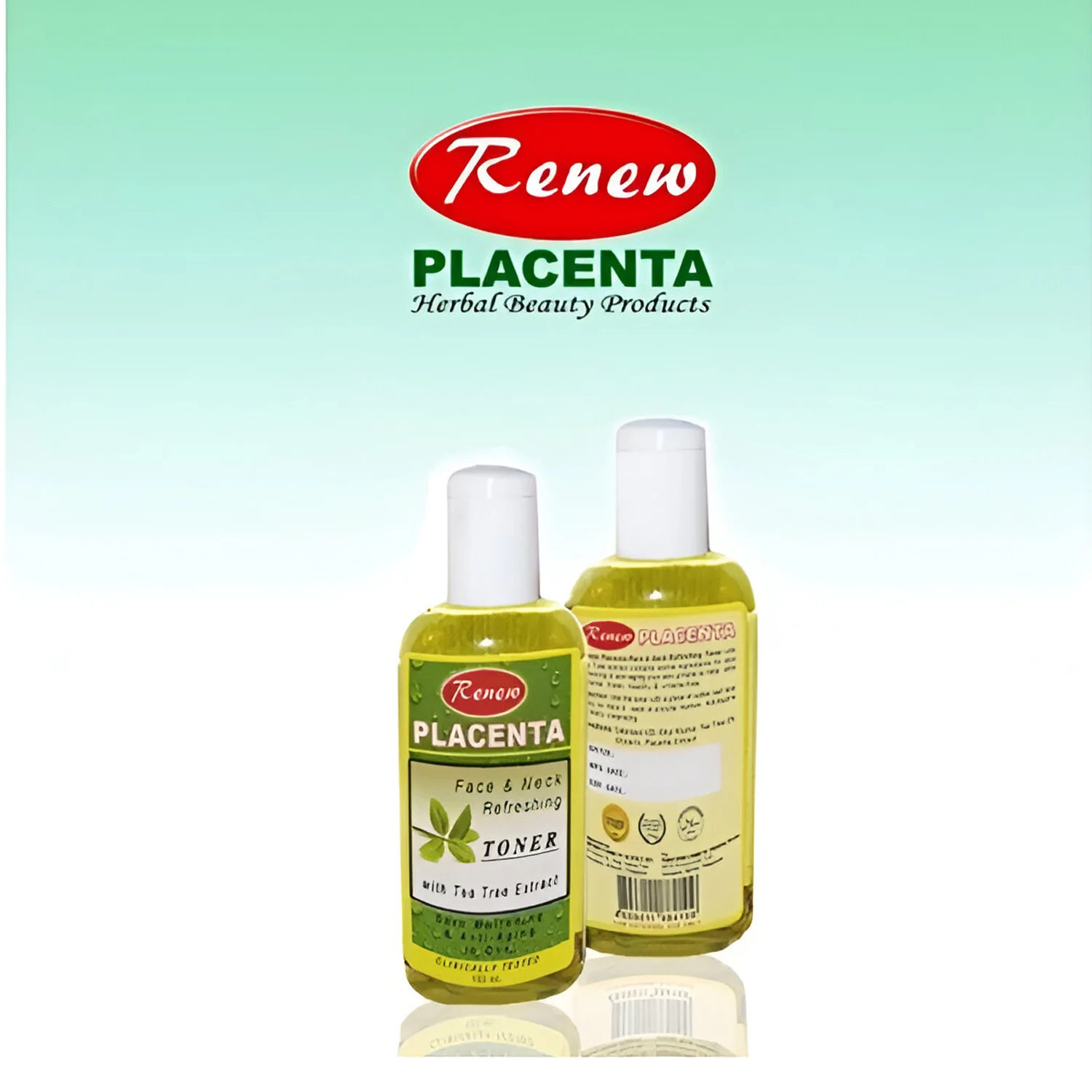 Renew Placenta Face & Neck Refreshing Toner With Tea Tree Extract - 100ml - Image 2