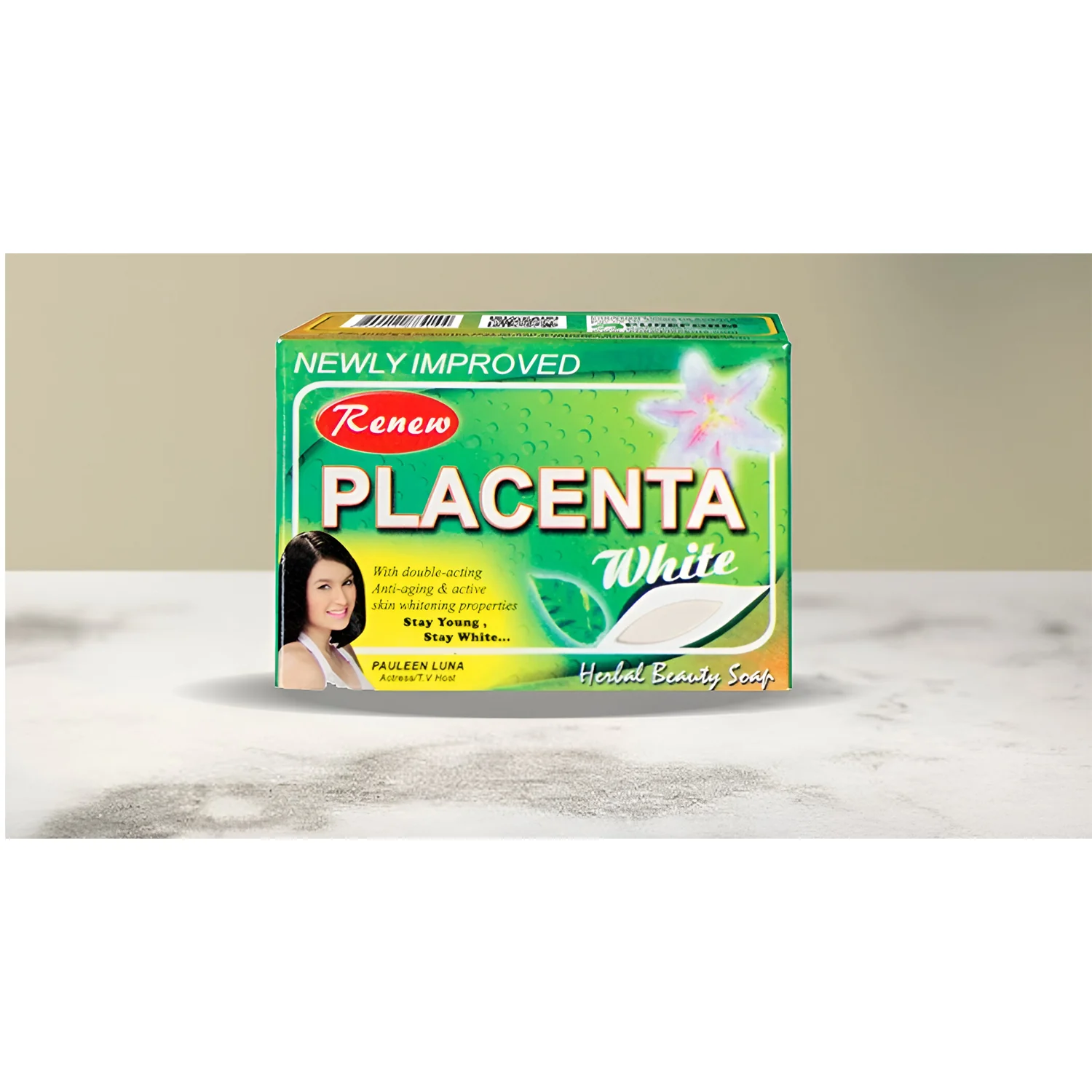 Renew Placenta White Herbal Beauty Soap - 90g - Image 6