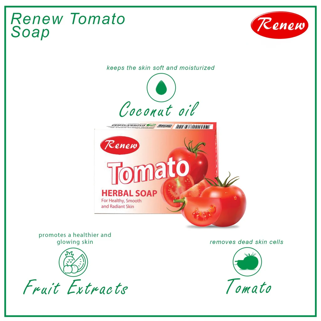 Renew Tomato Extract Whitening Soap - 135g - Image 4