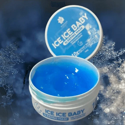 Rosmar Ice Baby Skin Whitening Sleeping Mask - 100g - Image 4