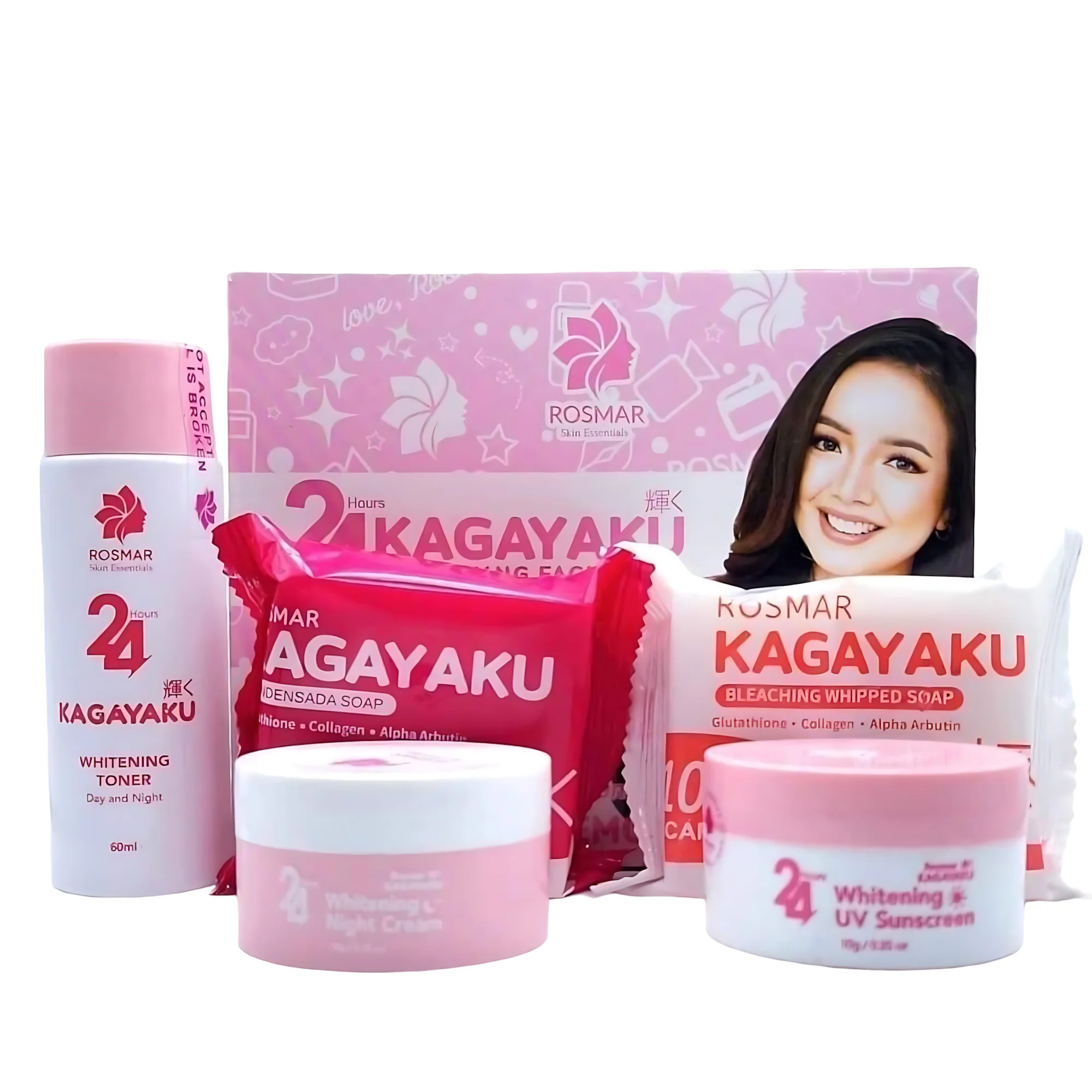 Rosmar Kagayaku 24 Hours Whitening Facial Set - Image 7