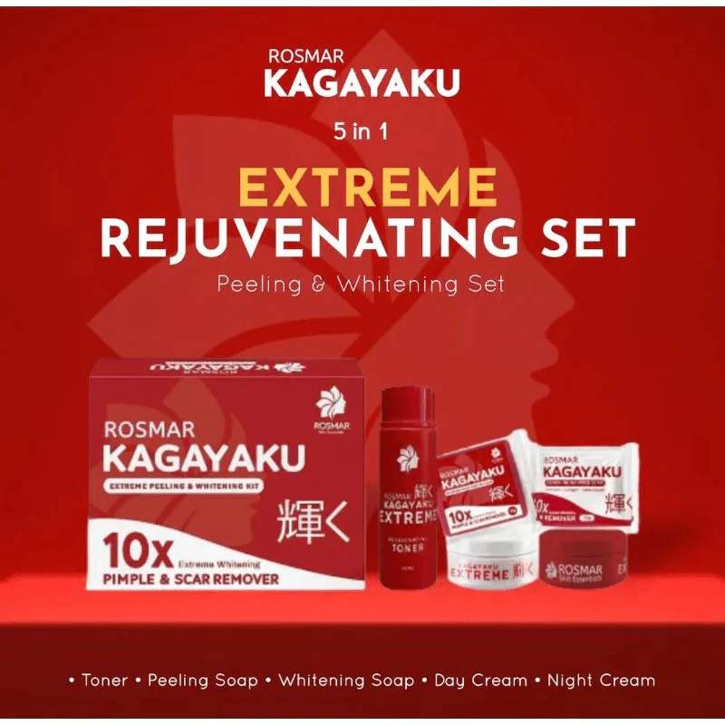 Rosmar Kagayaku Extreme Peeling & Whitening Kit - Image 4
