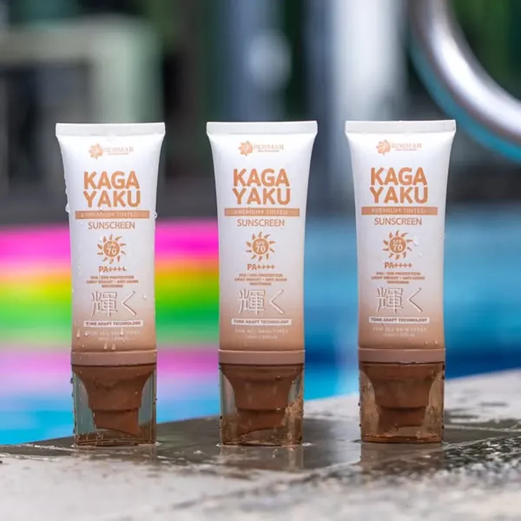 Rosmar Kagayaku Premium Tinted Sunscreen SPF 70 PA++++ - 50g - Image 4